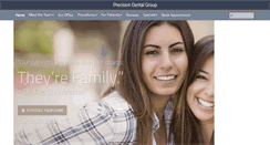 Desktop Screenshot of precisiondentalgroup.com