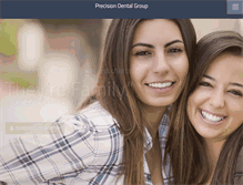 Tablet Screenshot of precisiondentalgroup.com